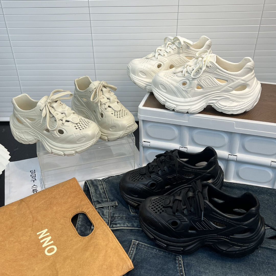 Damen sportliche High-Performance Sneakers mit atmungsaktiver Netzstruktur EB