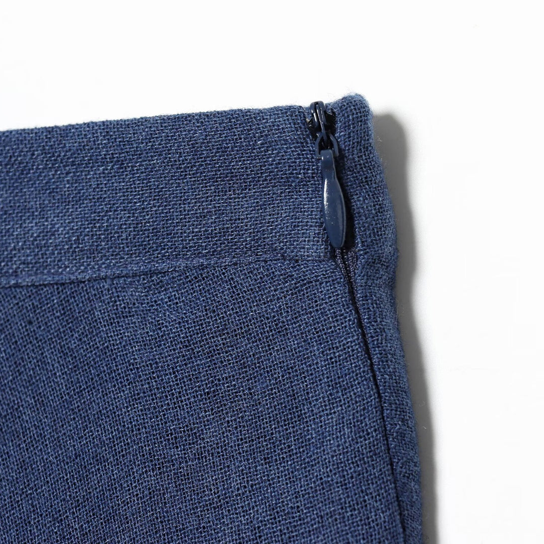 Damen Maxirock mit fließendem Schnitt und asymmetrischen Details EB