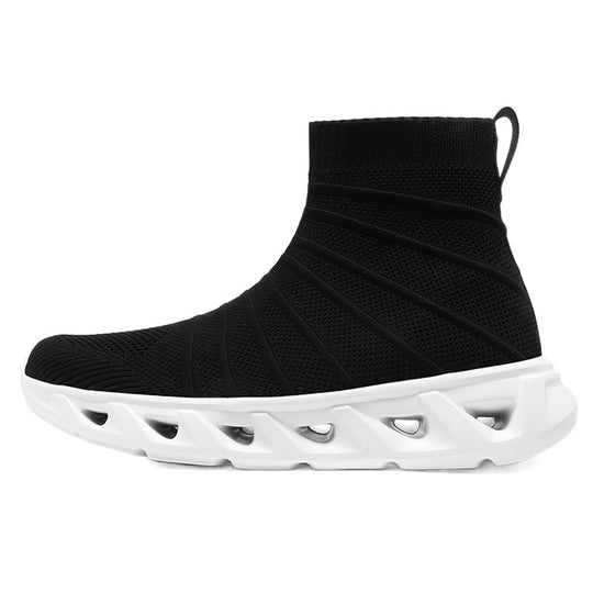 Damen Hochmodische Strick-Sneaker mit flexibler Sohle EB