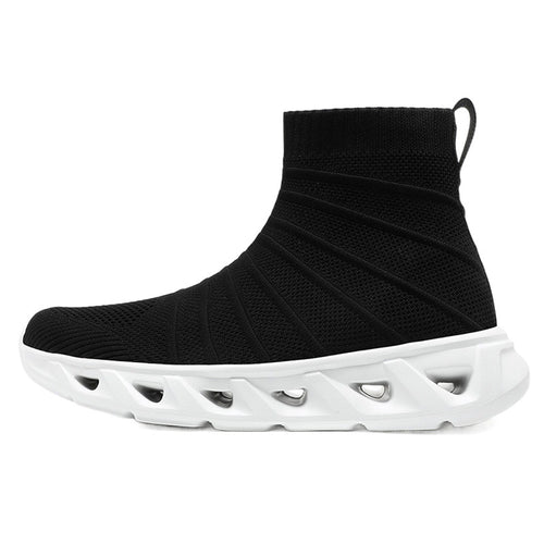 Damen Hochmodische Strick-Sneaker mit flexibler Sohle EB