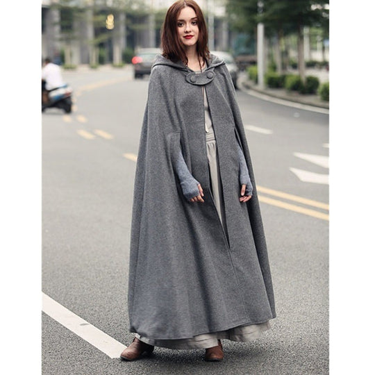 Damen Kapuzenumhang mit elegantem Schnitt EB