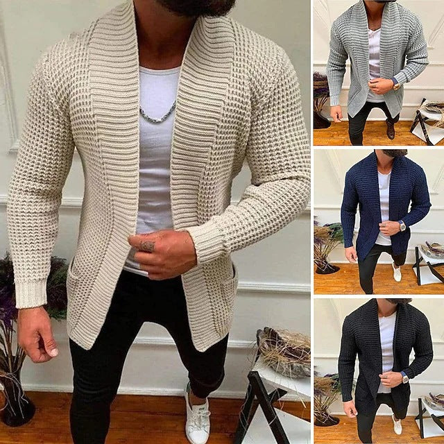 Herren Strickjacke mit modernem Schnitt EB
