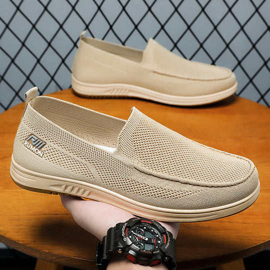 Damen Atmungsaktive Slip-On Schuhe mit komfortablem Fußbett EB