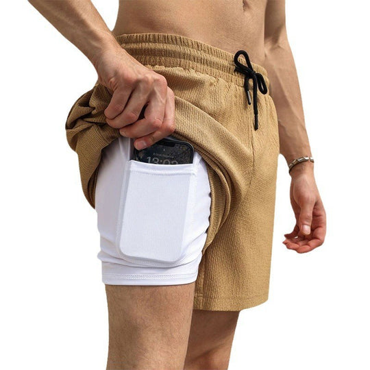 Herren Shorts aus strapazierfähigem Schnell trocknendem Material mit geräumigen Seitentaschen EB