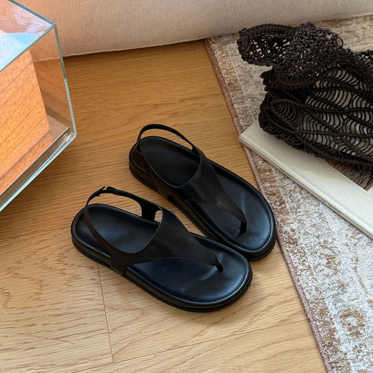 Damen Zehentrenner-Sandalen mit ergonomischer Fußbettgestaltung und komfortabel verstellbarem Riemen EB