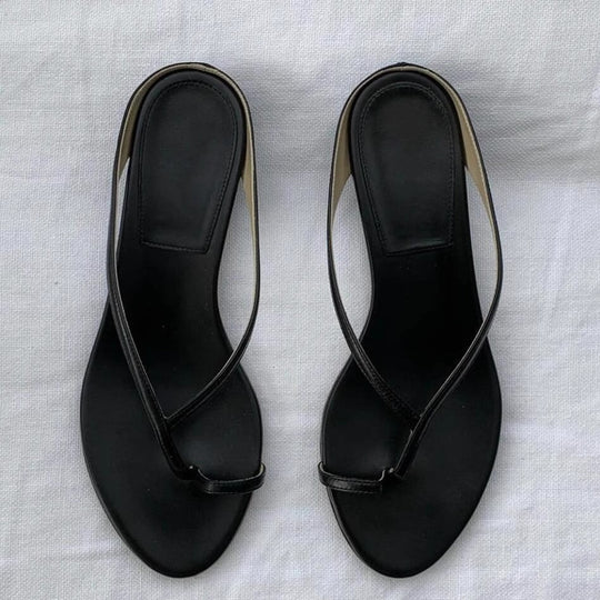 Damen elegante Zehentrenner mit minimalistischer Fußbettgestaltung EB
