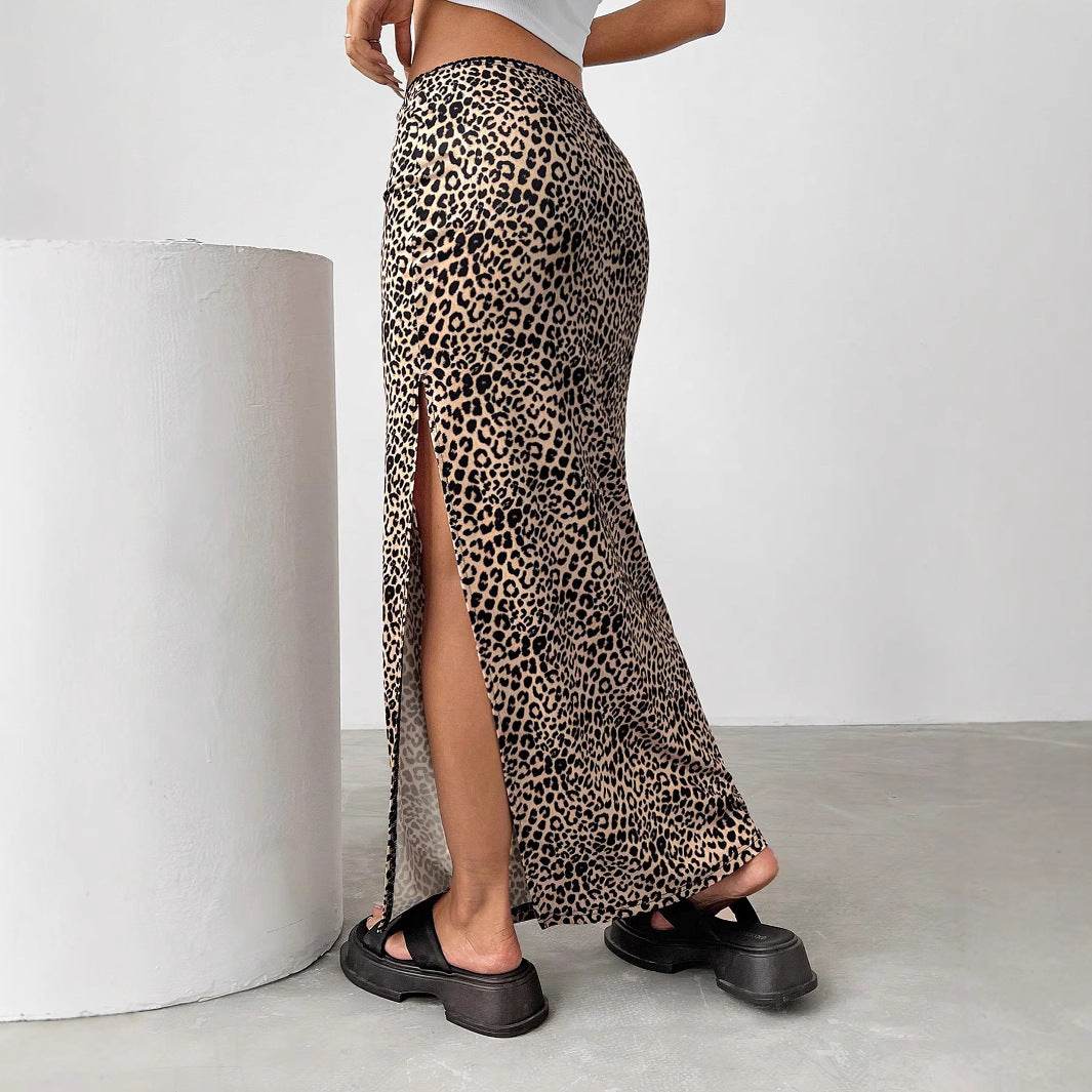 Damen Eleganter Maxirock mit hohem Schlitz EB