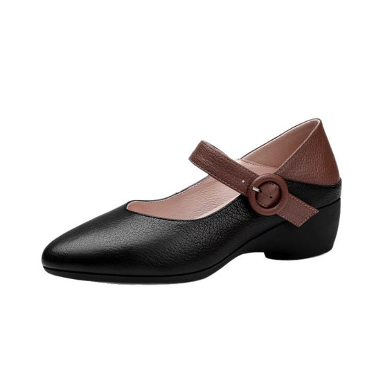 Damen elegante Sling-Pumps mit modischem Riemen und stabilem Absatz EB