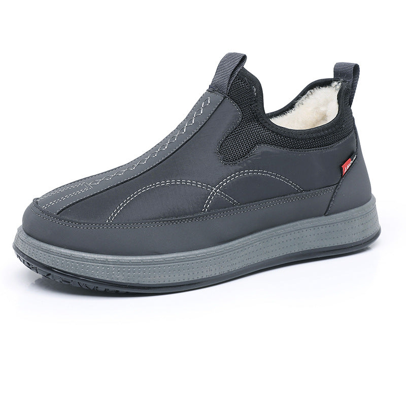 Damen Komfortable und warme Slip-On Freizeitschuhe mit Innenfutter EB