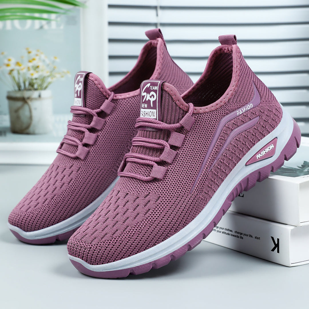 Damen Hochwertige und atmungsaktive Sportschuhe mit elastischem Einschlupf EB