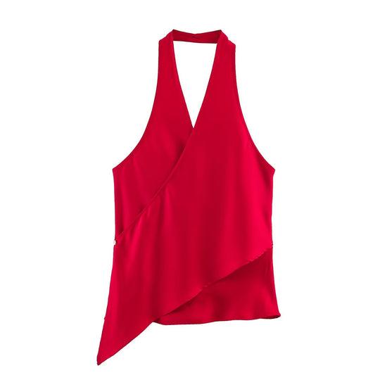 Damen Wickelbluse mit V-Ausschnitt EB