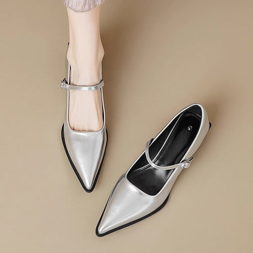 Damen elegante Slingback-Pumps mit schickem Absatz EB