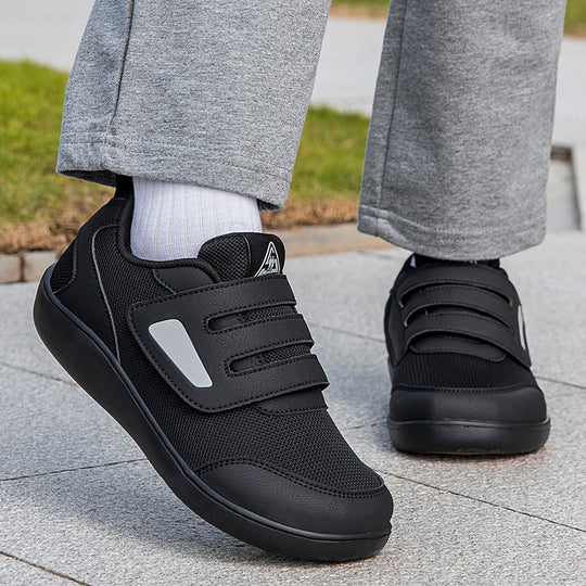 Damen Sportliche Slip-On Sneakers mit praktischen Klettverschlüssen EB