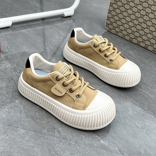 Damen modische Sneakers mit sportlichem Design und rutschfester Gummisohle EB