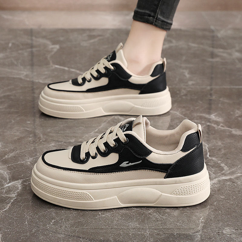 Damen Sneakers mit trendigem Plateausohlen-Design und atmungsaktiven Materialien EB