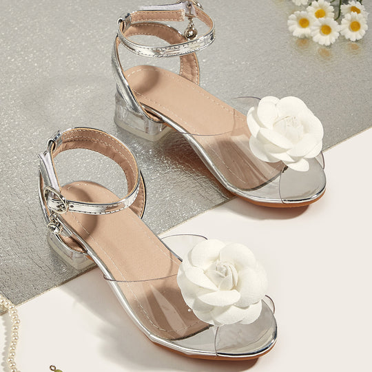 Mädchen Elegante Sandalen mit niedlichem Blumenmotiv EB