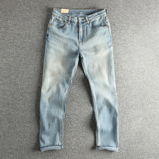 Damen Jeanshose im modernen Slim-Fit mit lässigem Design und hohem Bund EB