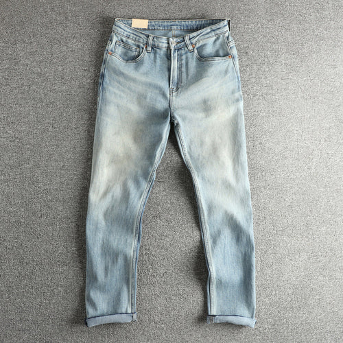 Damen Jeanshose im modernen Slim-Fit mit lässigem Design und hohem Bund EB