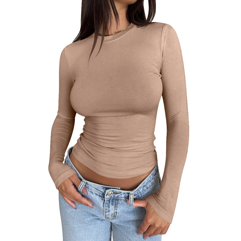 Damen Langarmshirt mit körperbetontem Schnitt EB