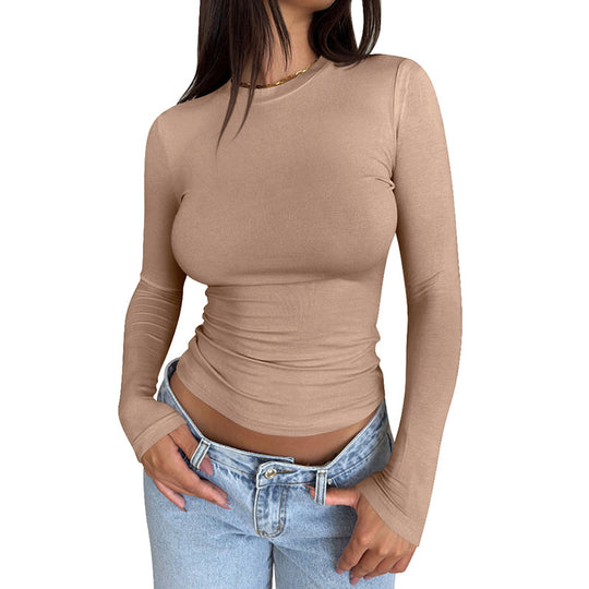 Damen Langarmshirt mit körperbetontem Schnitt EB