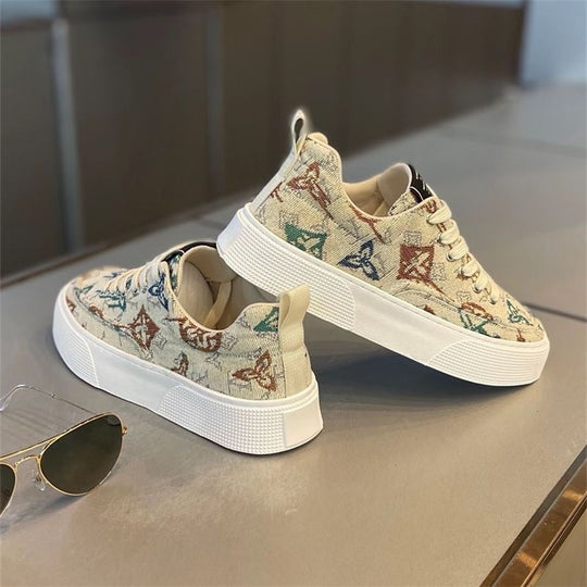 Damen Modische Sneaker mit einzigartigem Druckdesign EB