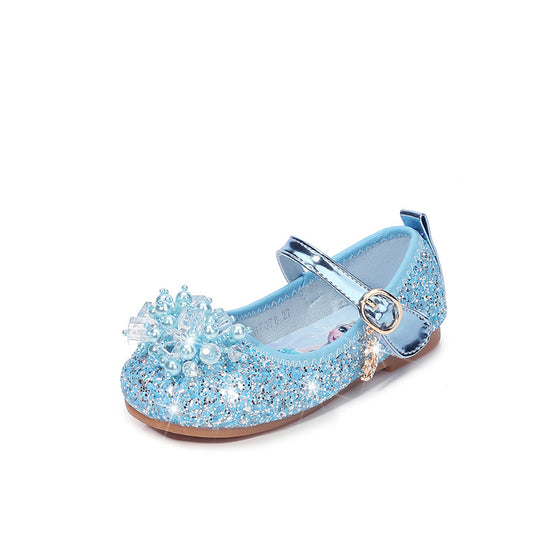 Mädchen Ballerina Schuhe mit funkelnden Perlenapplikationen EB