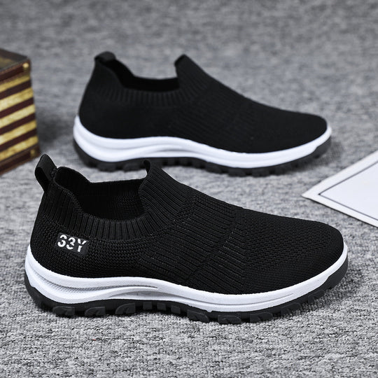 Damen Komfortable und atmungsaktive Strick-Sneaker EB