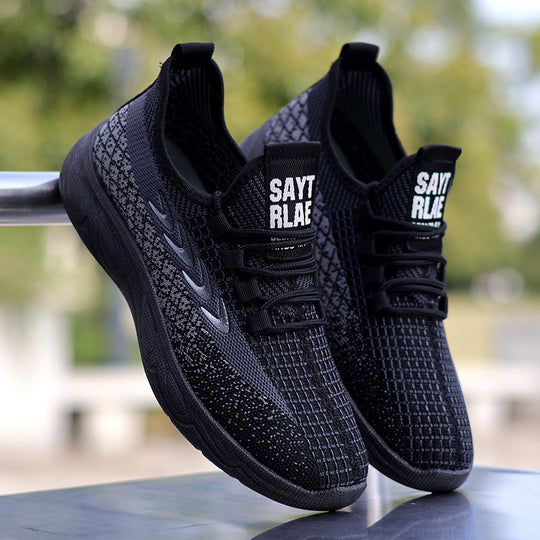 Damen Leichte Atmungsaktive Sneakers mit Elastischem Obermaterial EB