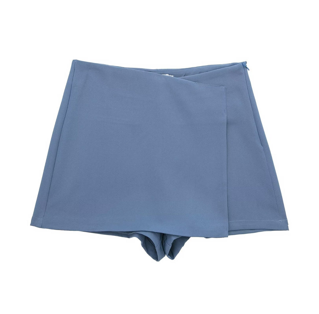 Damen sportliche Shorts mit elegantem Layering-Design EB