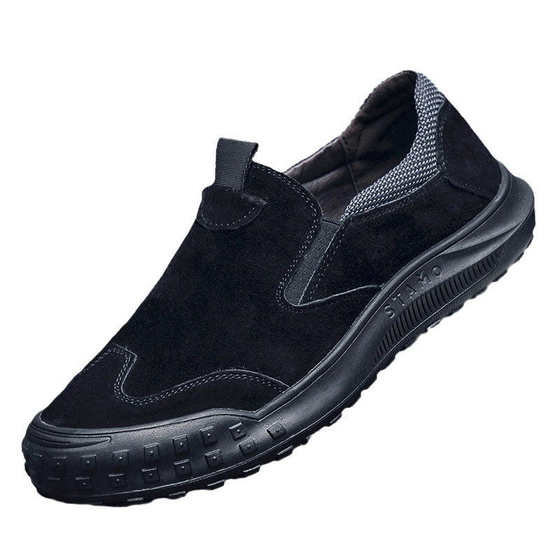 Herren bequeme Slipper aus Wildleder EB