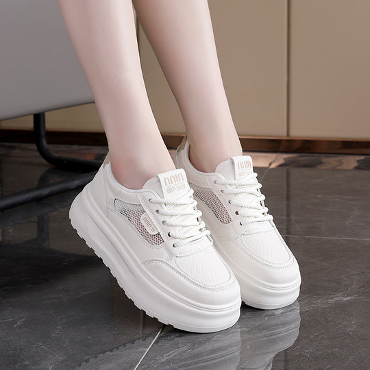 Damen Chunky Sneakers mit atmungsaktiver Mesh-Oberfläche und dämpfendem Komfort EB