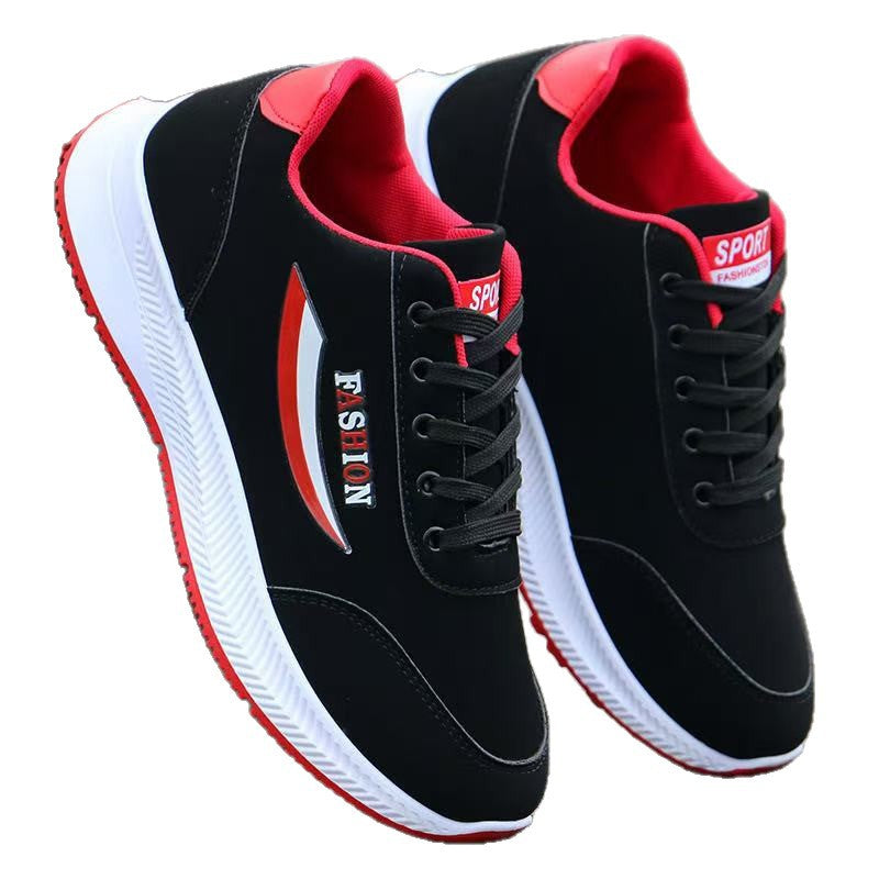Damen Sportliche Sneaker mit atmungsaktiver Oberflächenstruktur und dämpfender Sohle EB
