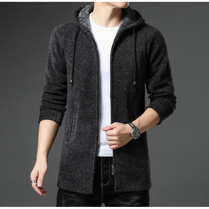 Herren urbane Freizeitjacke mit Kapuze EB