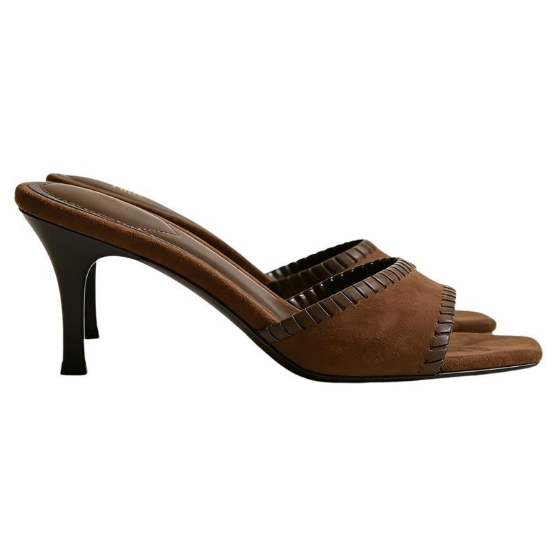 Damen Elegante Sling-Pumps mit filigranem Riemendesign und komfortablem Blockabsatz EB