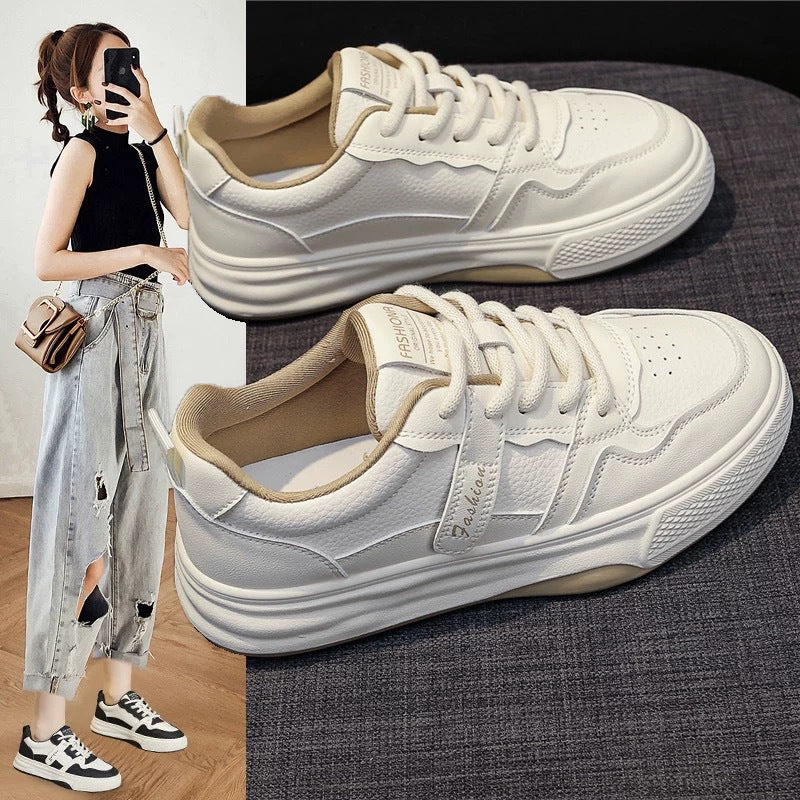 Damen Sportliche Sneakers mit modischem Design und dämpfender Laufsohle EB