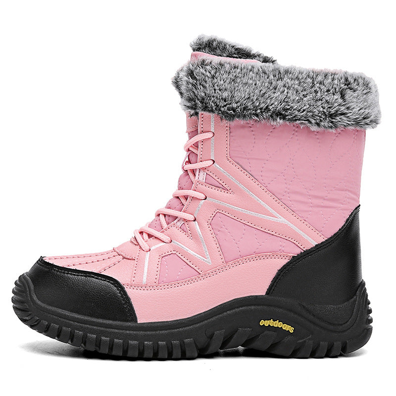 Damen Winterboots mit isolierender Polsterung und rutschfester Sohle EB