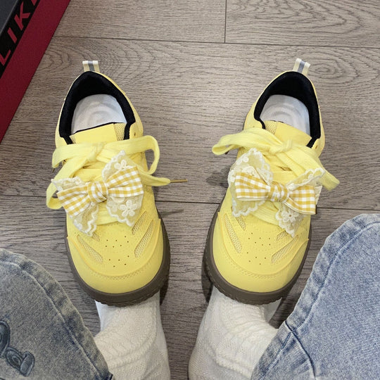 Damen Sneakers mit verspieltem Schleifen-Design von EB