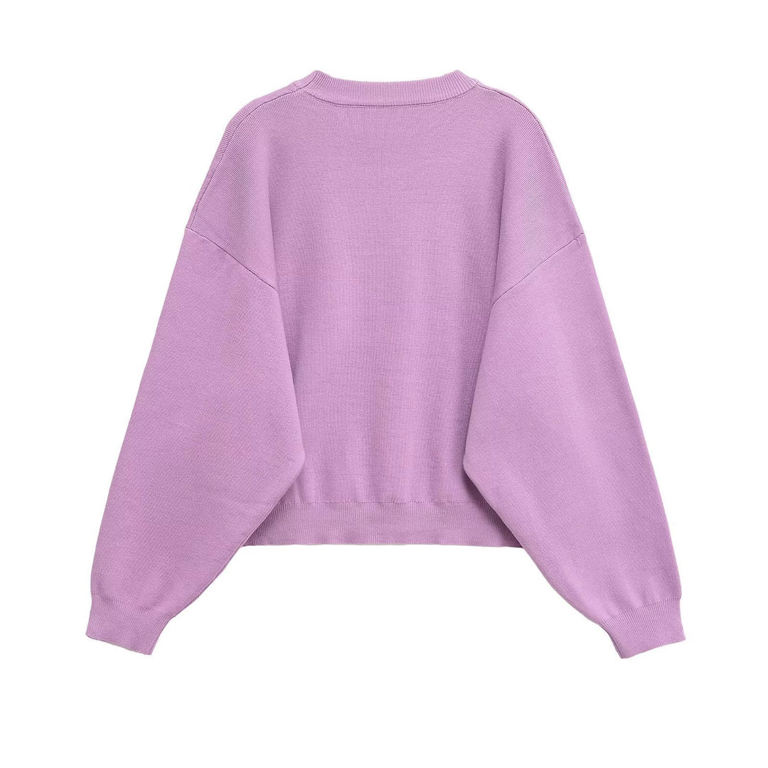 Damen Oversized Sweatshirt mit lässigem Schnitt und langlebigem Material EB