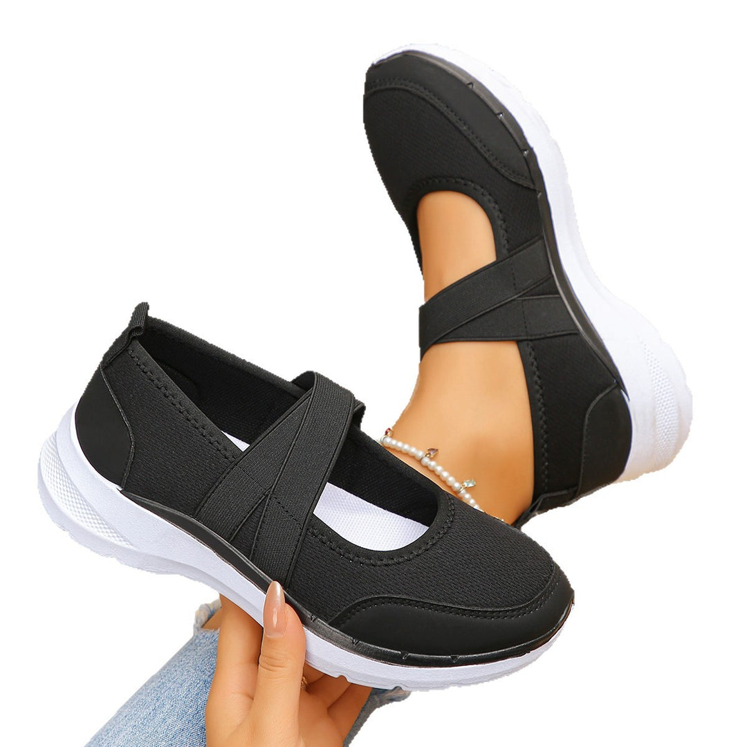 Damen modische Slip-On Sneakers mit ergonomischem Design EB