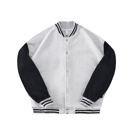 Damen Sportliche Bomberjacke mit Kontrastärmel und modernem Design EB