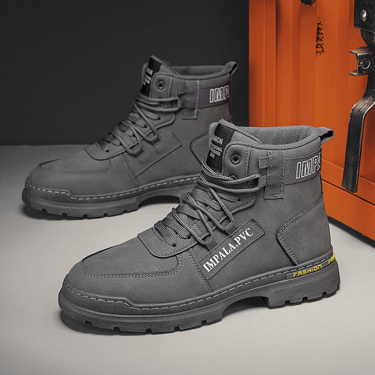 Damen Hohe Sicherheitsstiefel mit rutschfester Sohle und trendigem Design EB