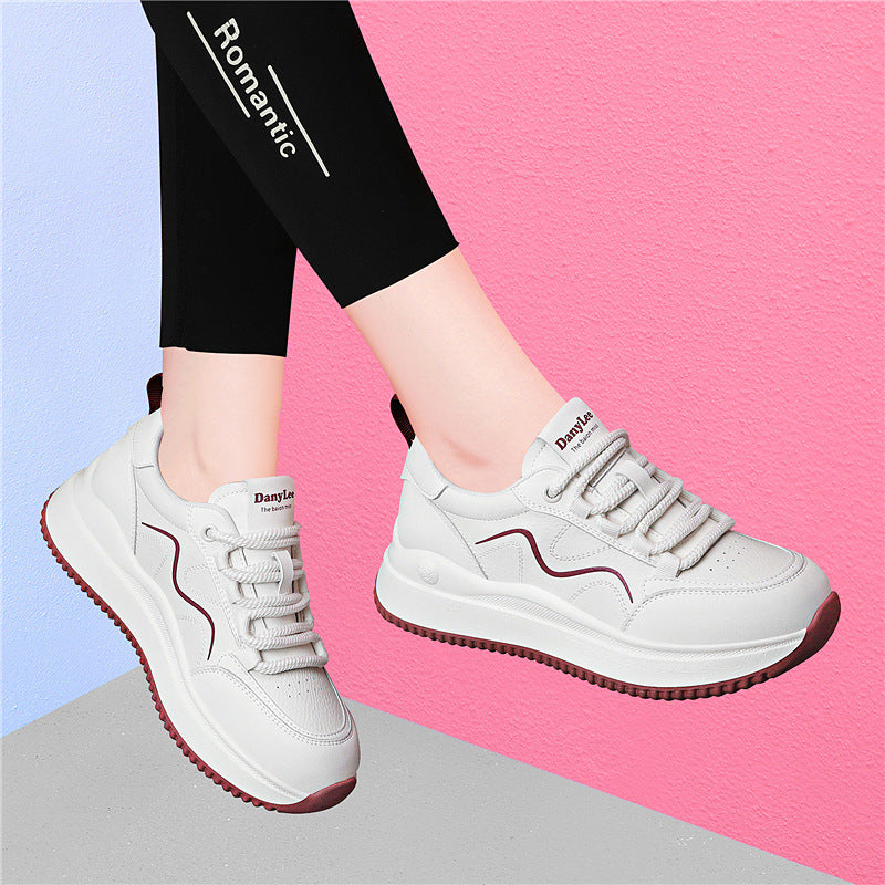 Damen sportliche Lauf- und Fitness-Sneaker mit gepolsterter Sohle EB