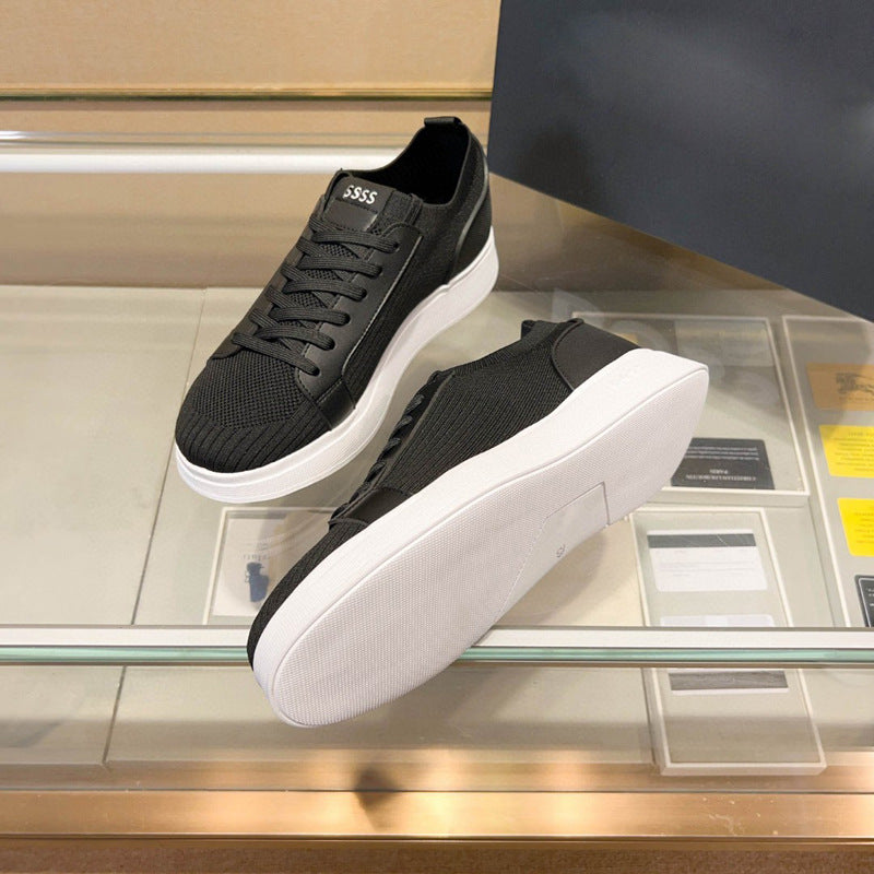Damen Sportliche Sneakers mit atmungsaktiver Strickoberfläche und flexiblem Sohlenprofil EB