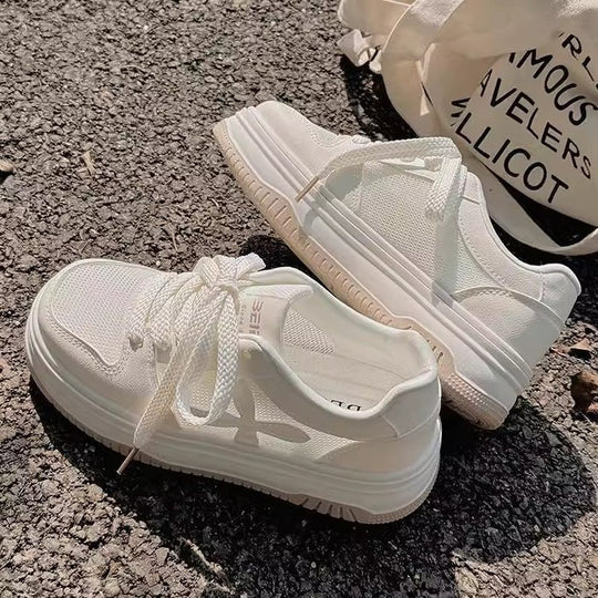 Damen Komfortable Sneakers mit dämpfender Sohle und atmungsaktivem Obermaterial EB