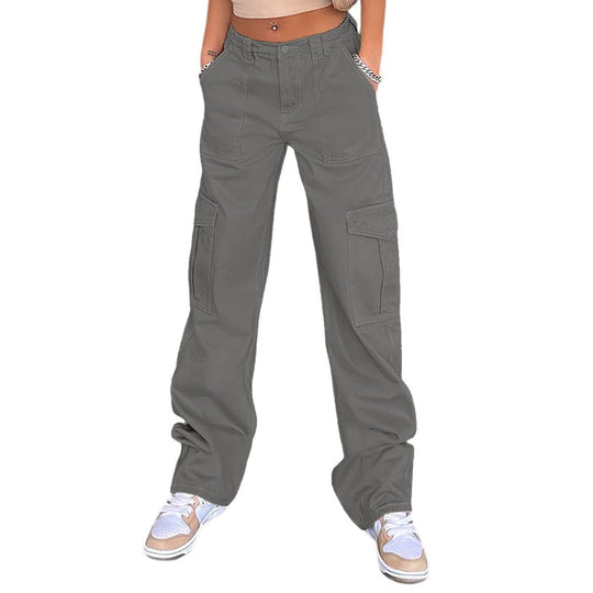 Damen Cargo-Hose mit lässigem Schnitt und praktischen Seitentaschen EB