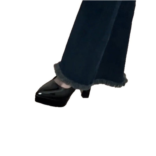 Damen elegante plateau Pumps aus hochwertigem Lackleder EB