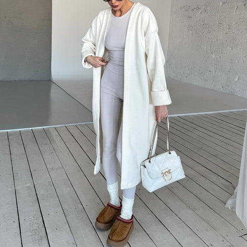 Damen Kuscheliger Oversize-Mantel EB