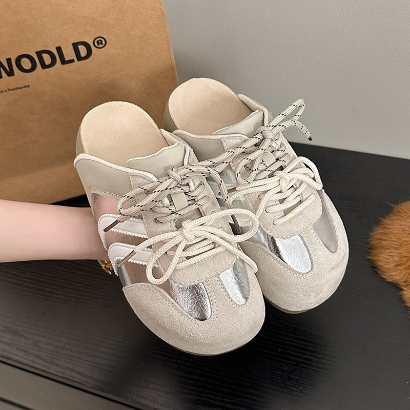 Damen modische Sneakers mit innovativem Schnürsystem und atmungsaktivem Obermaterial EB