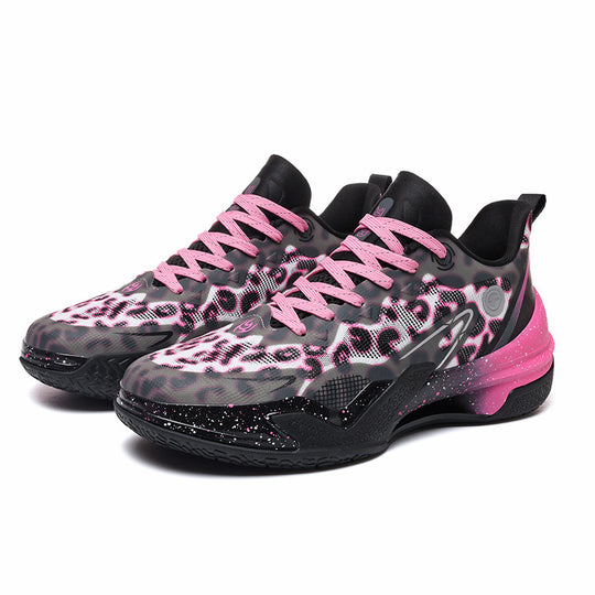 Damen Sportliche Basketball Sneakers mit stoßdämpfendem Fußbett und atmungsaktiver Obermaterialstruktur EB
