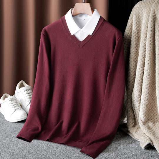 Herren V-Ausschnitt Pullover EB